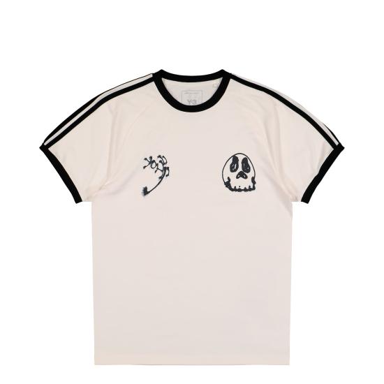 26FW 와이쓰리 반팔 티셔츠 KX3813 CHALK WHITE DOM