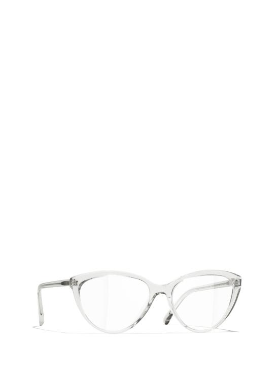 26FW 샤넬 안경 CH3393 1855 TRANSPARENT GREY - CHANEL