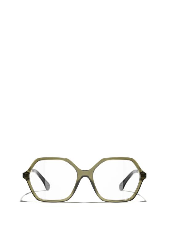 26FW 샤넬 안경 CH3509 1742 TRANSPARENT GREEN