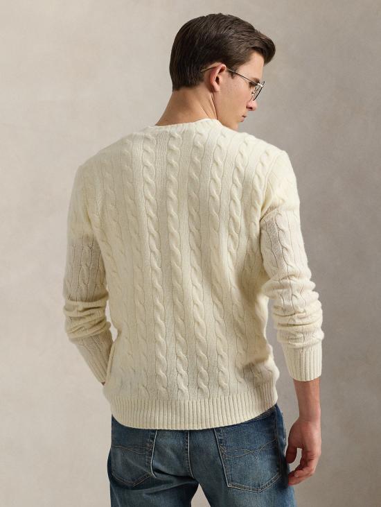 26FW 랄프 로렌 스웨터 미스토 캐시미어 크레마 소재의 말리아 지로콜로 - RALPH LAUREN