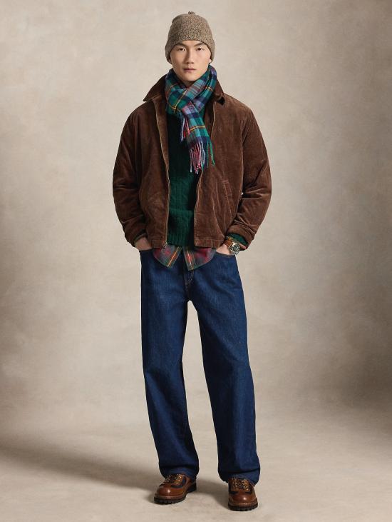 26FW 랄프 로렌 자켓 Velluto a Coste Marrone의 Giacca Sportiva - RALPH LAUREN