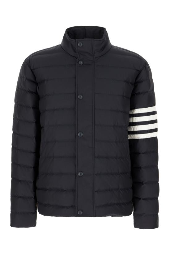 26FW 톰브라운 샤이니 립스탑 라이트웨이트 다운 필 4바 재킷 MJD136X F1095 415 NAVY DOM