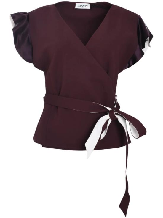  랑방 탑 RWTO01385963A24 39 Burgundy