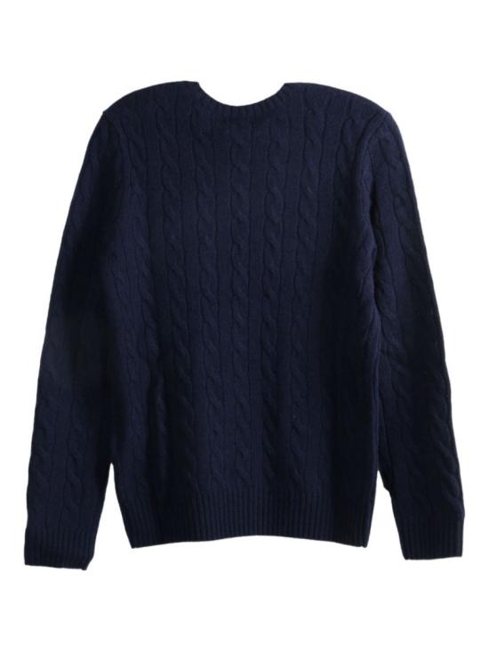 26FW 폴로 랄프로렌 폴로 자수 케이블 니트 스웨터 211971865003HUNTER NAVY Blue - POLO RALPH LAUREN