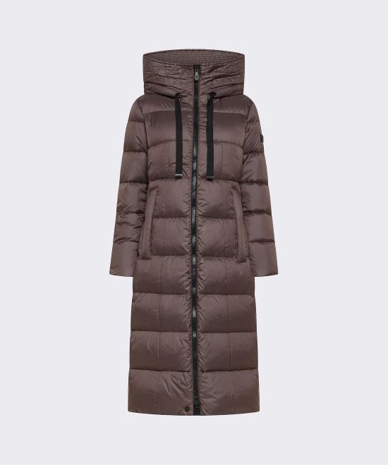 26FW 페트레이 눈키 MQN 02 리사이클 폴리에스터 롱 다운 재킷 PED5444 01181967 194 CHOCOLATE