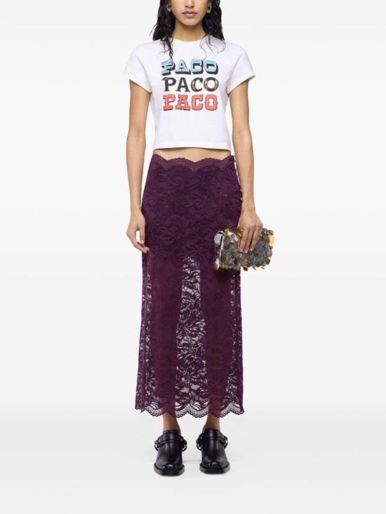  파코라반 스커트 26AJJU598PA0170 PURPLE - PACO RABANNE