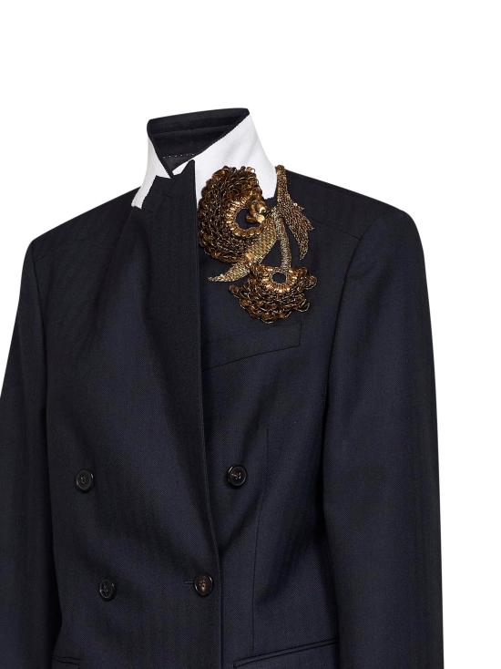 26FW 드리스 반 노튼 자켓 0104194193509 BLUE - DRIES VAN NOTEN