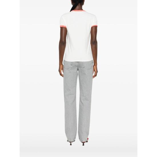 26FW 마더 폴로 티셔츠 8881 1574 HEF WHITE - MOTHER