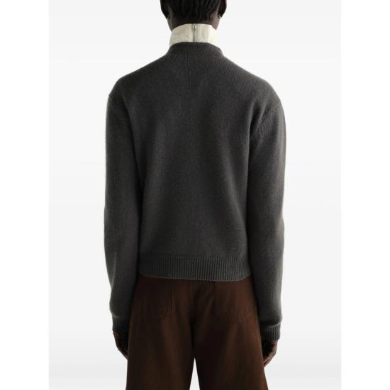 26FW 르메르 니트웨어 PO0041 LK1062 BK502 GRAY - LEMAIRE
