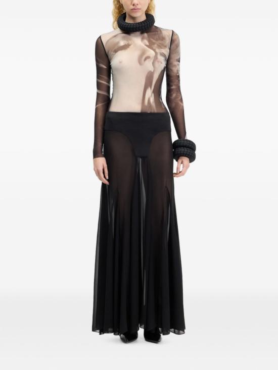 장 폴 고티에 폴로 티셔츠 TO557M031P BLACK - JEAN PAUL GAULTIER