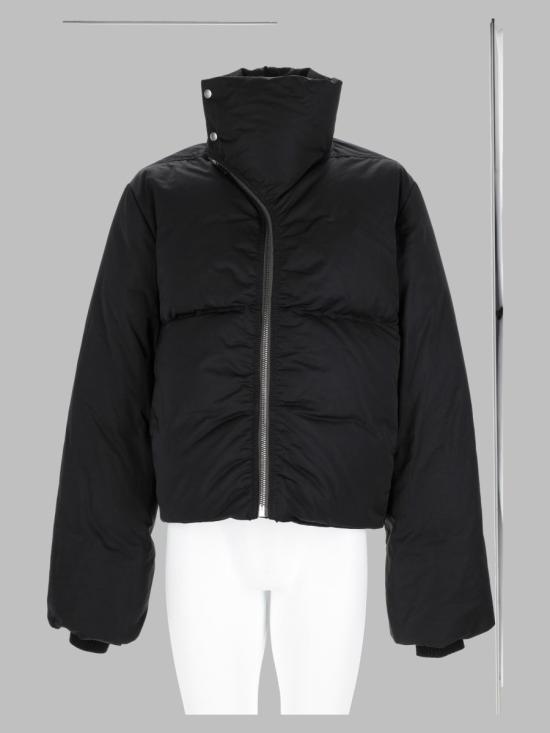 26FW 릭 오웬스 타워 터틀 다운 재킷 RU02F4797 MUD309 BLACK