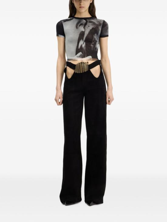  장 폴 고티에 폴로 티셔츠 TO559M031P BLACK - JEAN PAUL GAULTIER