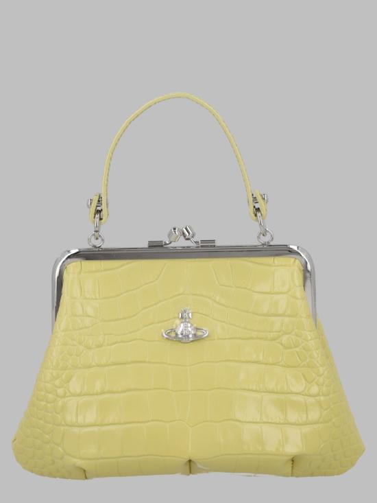 26FW 비비안웨스트우드 그래니 프레임 퍼스 4B010007W L0098M403 YELLOW