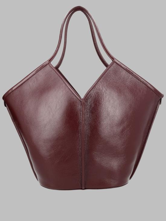 26FW 헤레우 토트백 CALDWBA26 007 7 BURGUNDY RED - HEREU