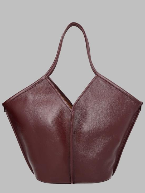 26FW 헤레우 토트백 CALDWBA26 007 7 BURGUNDY RED