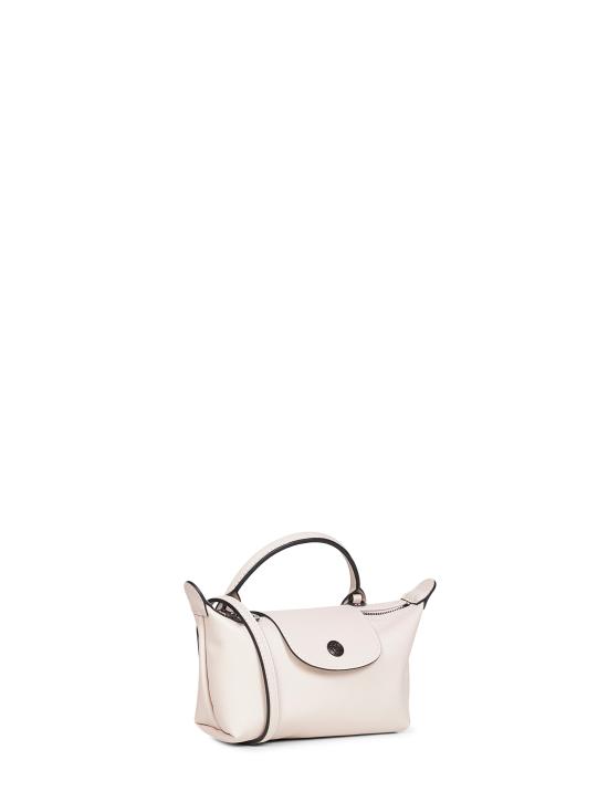 26FW 롱샴 르 플리아쥬 엑스트라 XS 레더 파우치 34205987 555 WHITE - LONGCHAMP