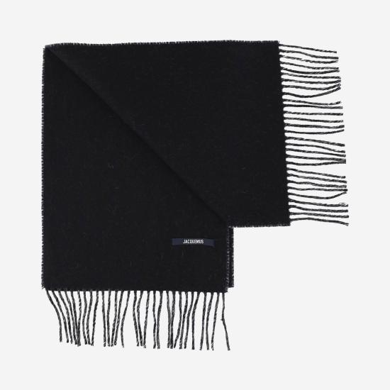25FW 자크뮈스 머플러/스카프 ACU00435AOT4001 BLACK - JACQUEMUS