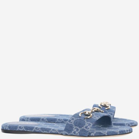 26SS 구찌 홀스빗 슬라이드 샌들 835828 BLUE - GUCCI