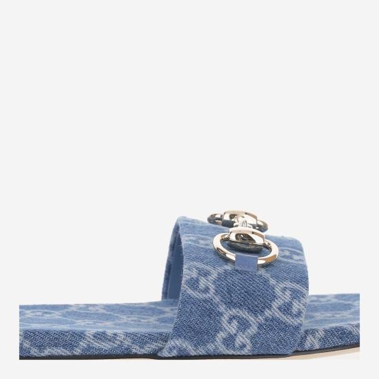 26SS 구찌 홀스빗 슬라이드 샌들 835828 BLUE - GUCCI