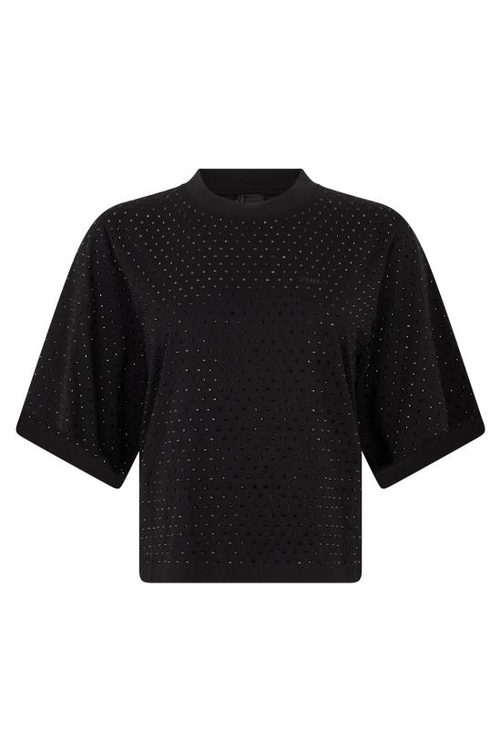 26FW 핑코 폴로 티셔츠 104604 BLACK