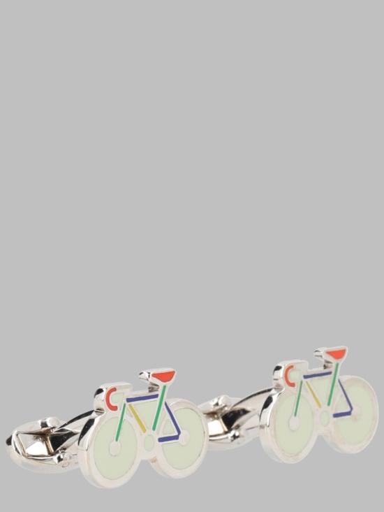 26FW 폴 스미스 커프스 링크/타이 홀더 M1A CUFF WBIKE 82 SILVER - PAUL SMITH