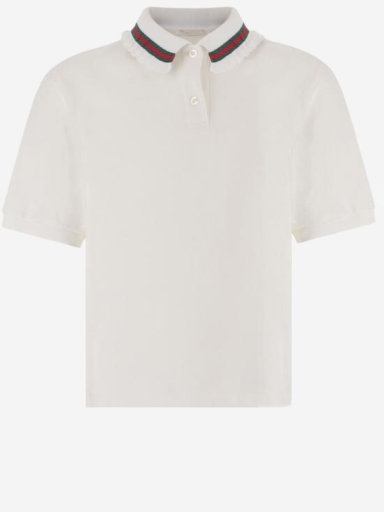 26FW 구찌 폴로 티셔츠 852834 WHITE - GUCCI