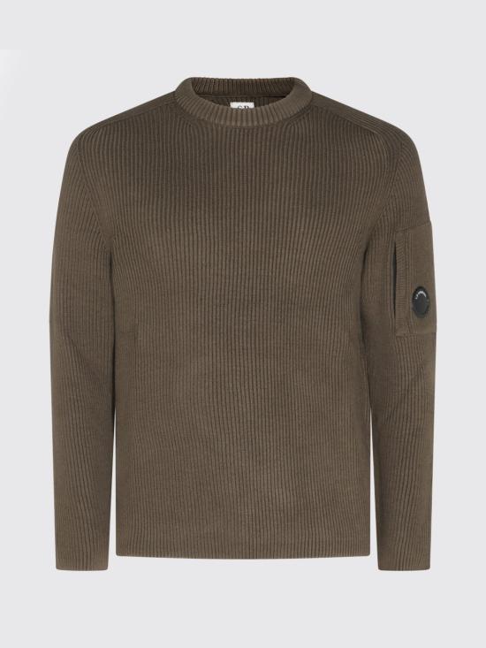 26FW 씨피 컴퍼니 스웨터 21CMKN101A 006608A683 GREEN - C.P. COMPANY