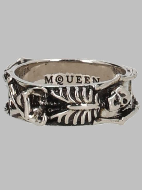 26FW 알렉산더 맥퀸 반지 855356 J160Y0446 SILVER - ALEXANDER MCQUEEN