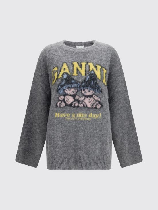 26FW 가니 스웨터 A1150056 920 GREY - GANNI