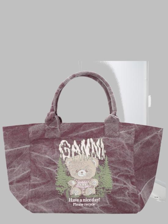 26FW 가니 토트백 C2080040 431 BROWN