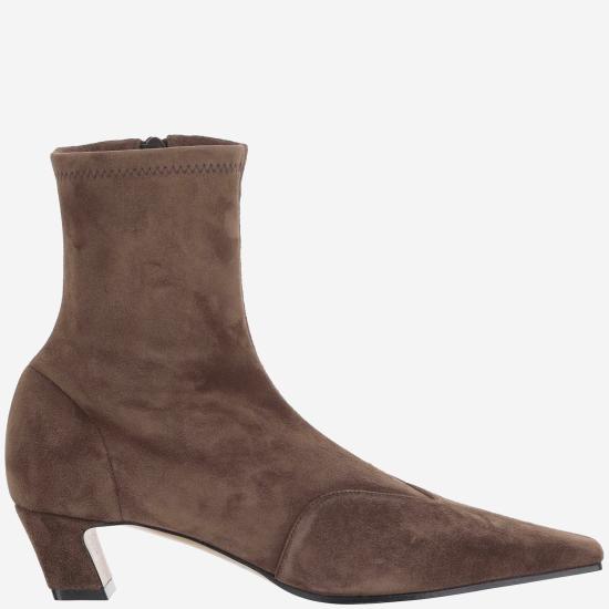 26FW 케이트 네바다 스트레치 로우 부츠 F10681047 BROWN