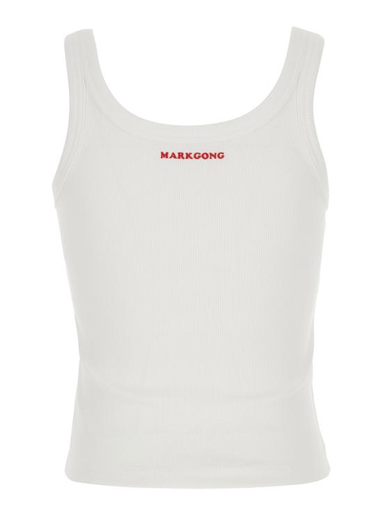 26FW 마크공 민소매 티셔츠 26AW128TE201 WHITE - MARKGONG
