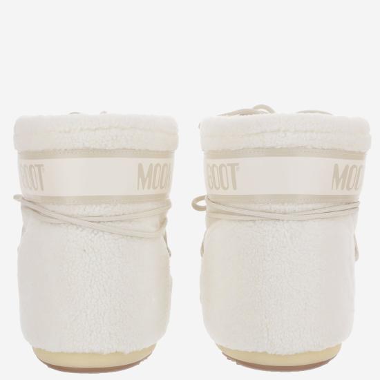 26FW 문부츠 아이콘 로우 플리스 부츠 1409700 WHITE - MOON BOOT