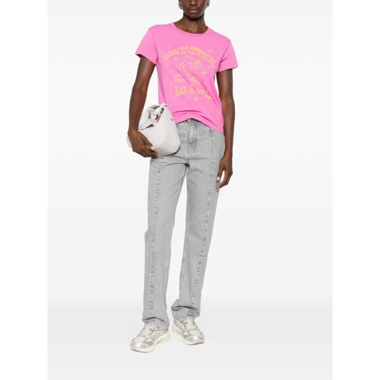 26FW 마더 폴로 티셔츠 8341 315 Z MIW PINK - MOTHER