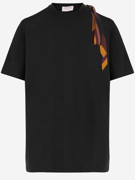 26FW 에밀리오푸치 폴로 티셔츠 6UKM81 BLACK - EMILIO PUCCI