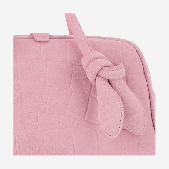 26FW 자크뮈스 TURISMO 투리스모 소프트 스몰 볼링 토트벡 BAW00416AC07A09 PINK - JACQUEMUS