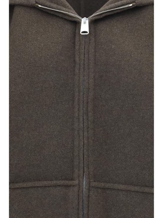 26FW 케이트 돌렘 울 블렌드 후드 자켓 6243547 GRAY - KHAITE