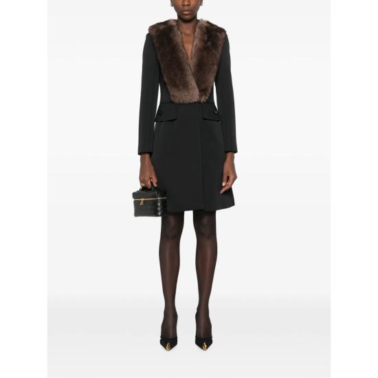 26FW 발렌티노 가라바니 코트 9B3CA8E088J 0NO BLACK - VALENTINO GARAVANI