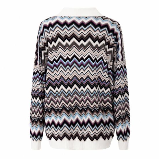  미소니 폴로 티셔츠 DS26WN1BBK01KO MULTICOLOR - MISSONI