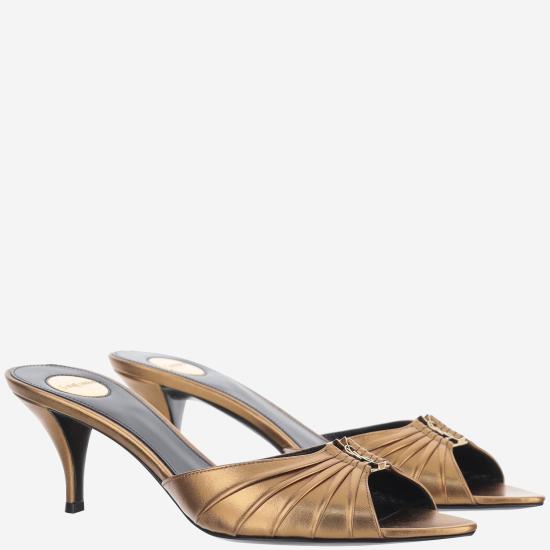26FW 생로랑 힐/펌프스 A007JW GOLD - SAINT LAURENT