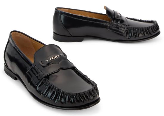 26FW 펜디 플랫 슈즈 8D9104 BLACK - FENDI