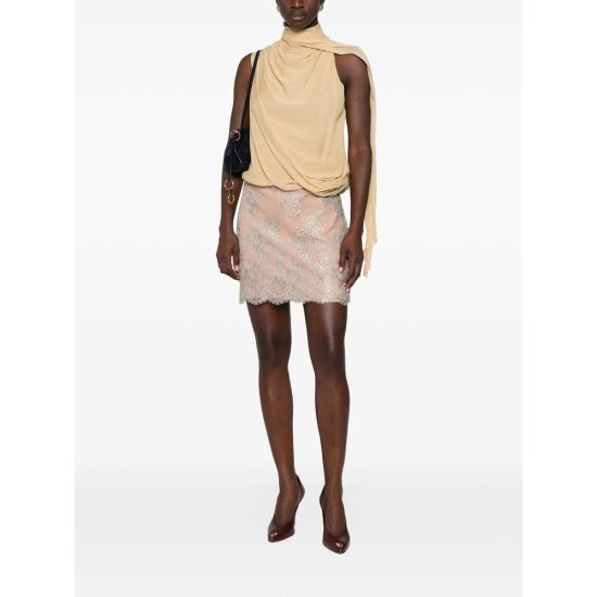 26FW 발렌티노 가라바니 스커트 9B0RAFL0AG2 1N9 BEIGE - VALENTINO GARAVANI