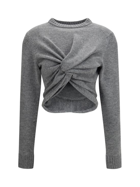 26FW 발렌시아가 스웨터 A0093AT1805 GRAY - BALENCIAGA