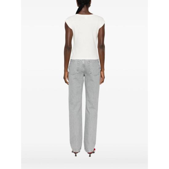 26FW 리던 폴로 티셔츠 024 02WFGT001 VIWHI WHITE - RE/DONE