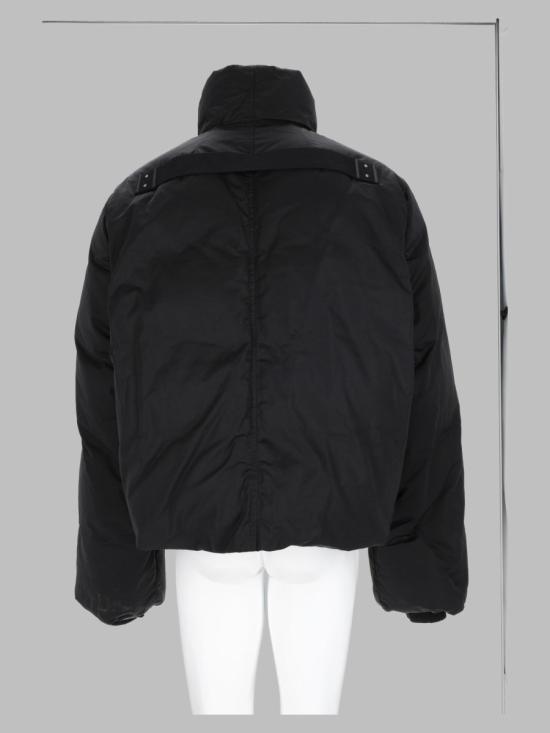 26FW 릭 오웬스 타워 터틀 다운 재킷 RU02F4797 MUD309 BLACK - RICK OWENS