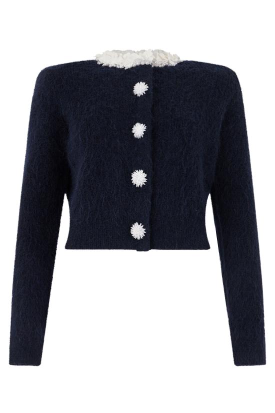 26FW 셀프 포트레이트 스웨터 AW26 176T N NAVY