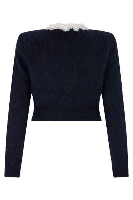 26FW 셀프 포트레이트 스웨터 AW26 176T N NAVY - SELF PORTRAIT