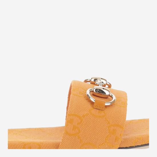 26SS 구찌 홀스빗 슬라이드 샌들 835828 ORANGE - GUCCI