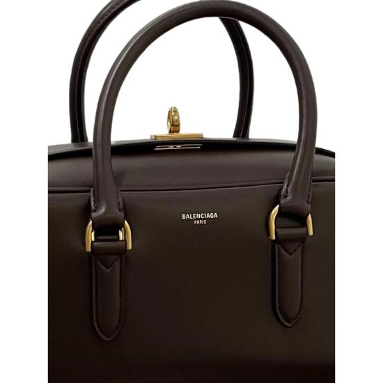 26FW 발렌시아가 르 셋 볼링백 스몰 A0001P 2ACRT 2243 BROWN - BALENCIAGA