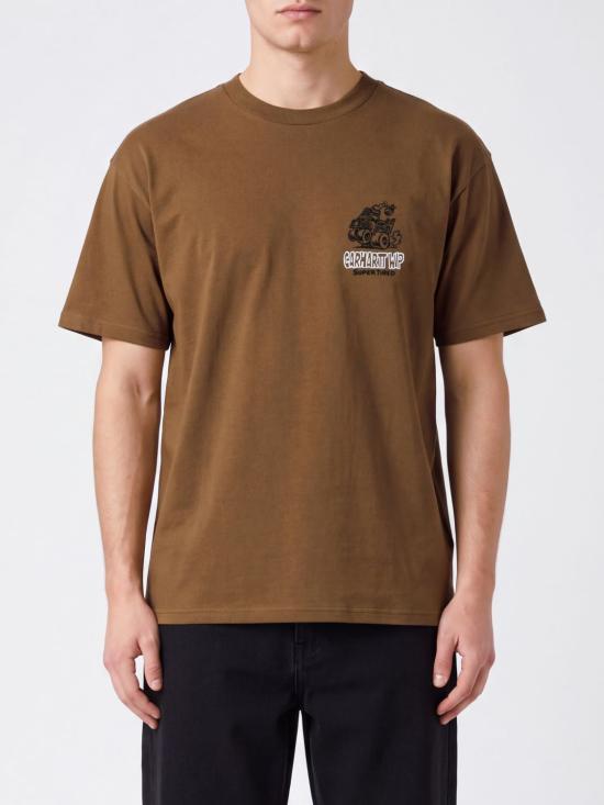 26FW 칼하트 WIP 반팔 티셔츠 I037230 3TGXX Brown